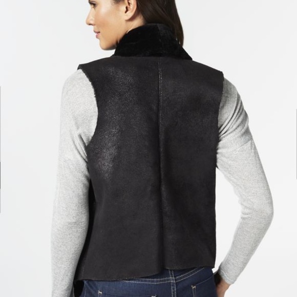JUSTFAB Reversible Faux Fur Vest - Picture 2 of 8